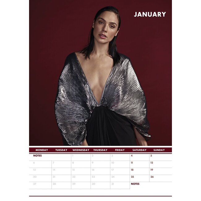 Calendrier Mural 2026 Gal Gadot - Format A3 (30x42 Cm) - 12 Photos Grand Format - 2