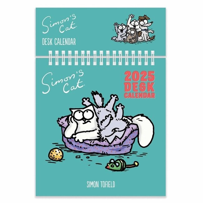 Simon's Cat Desk Calendar 2025