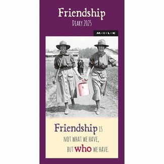 CarouselCalendars MILK Friendship Pocket Agenda 2025