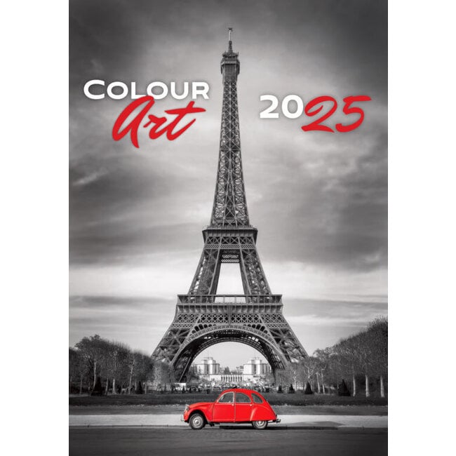 Calendrier d'art en couleur 2025