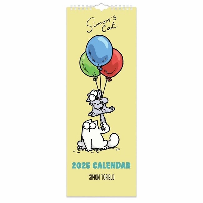 CarouselCalendars Simon's Cat Kalender 2025 Slimline