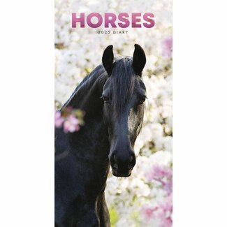 CarouselCalendars Horses Pocket Agenda 2025