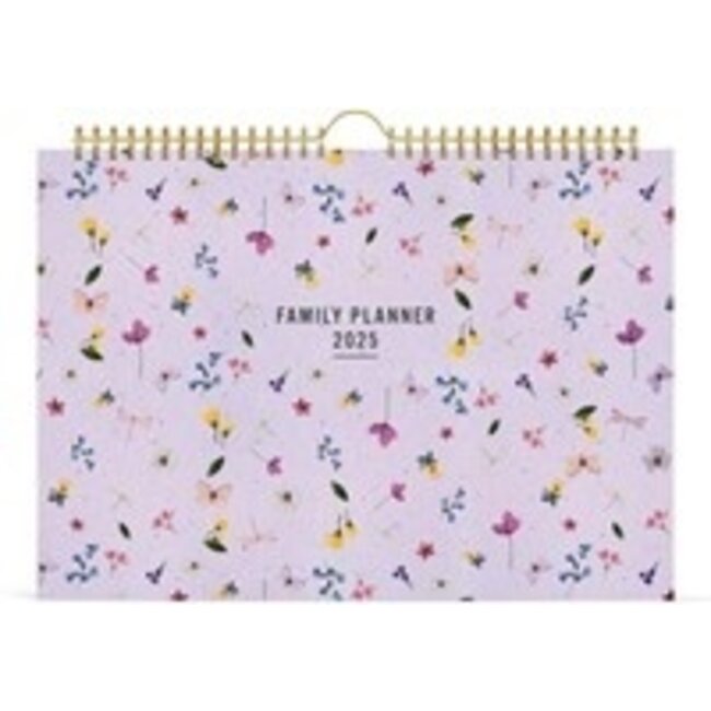 Flowers Family Planner 2025