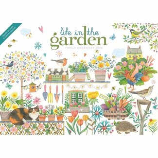 CarouselCalendars Life In The Garden A4 Family Organiser 2025