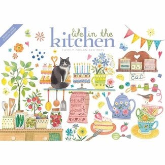 CarouselCalendars Life In The Kitchen A4 Family Organiser 2025