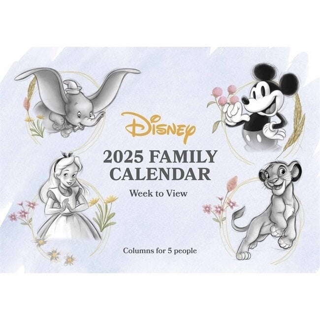 Organizzatore per la famiglia Disney Heritage A4 2025