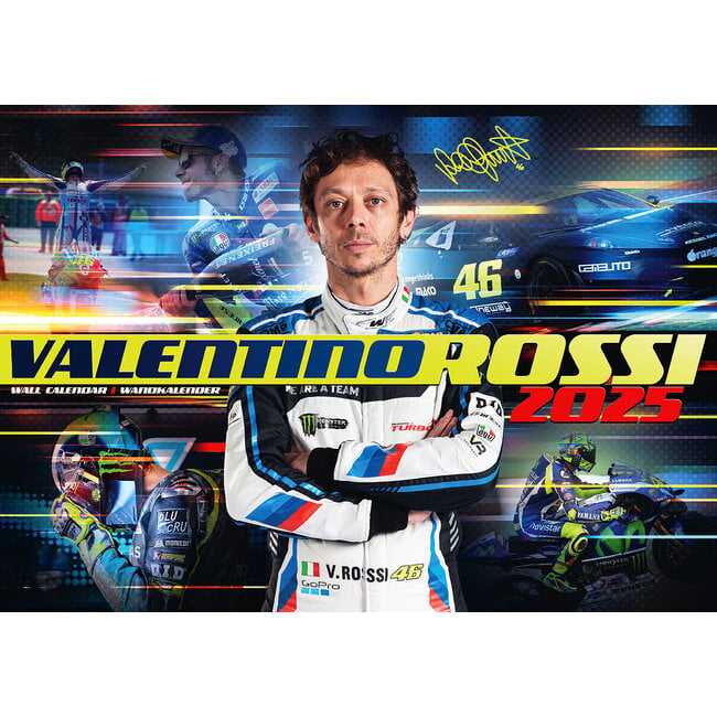 Calendrier Valentino Rossi 2025