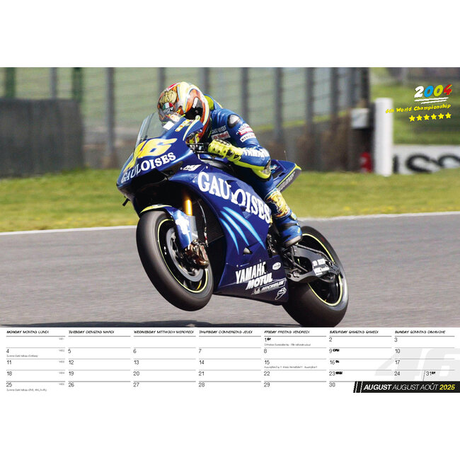 ML Publishing Calendario Valentino Rossi 2025