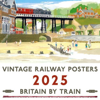 ML Publishing Affiches ferroviaires vintage Calendrier 2025