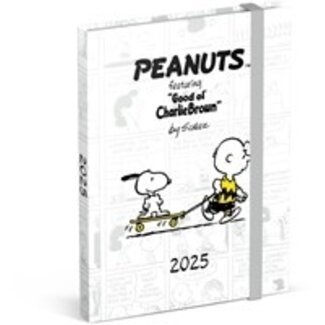 Lannoo Snoopy - Agenda 2025 della scrivania dei Peanuts