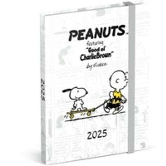 Lannoo Snoopy - Peanuts-Schreibtisch-Agenda 2025