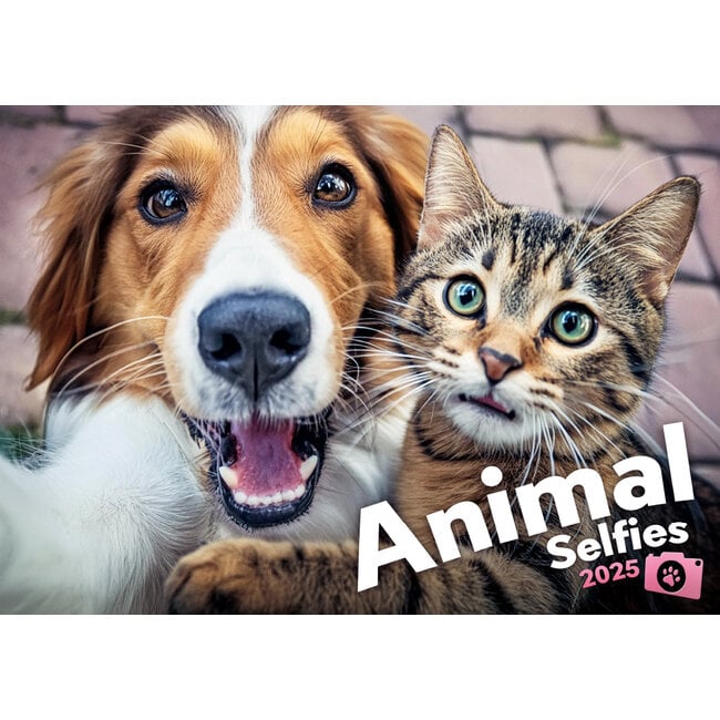 Animals Selfies Calendar 2025
