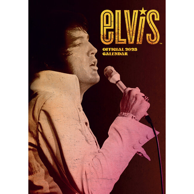 Elvis Presley Calendar 2025 A3