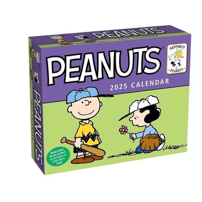 Calendario Peanuts 2025 in scatola