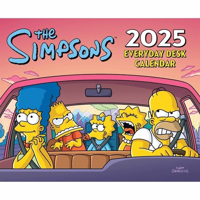 Simpsons Kalender 2025  Boxed