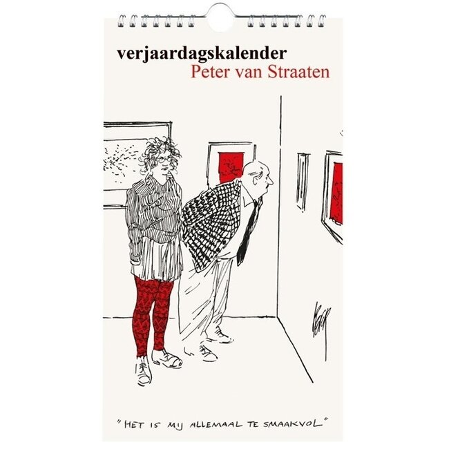 Calendrier des anniversaires de Peter van Straaten