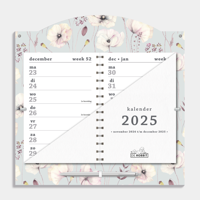 2 Wochen Deckblatt Kalender 2025