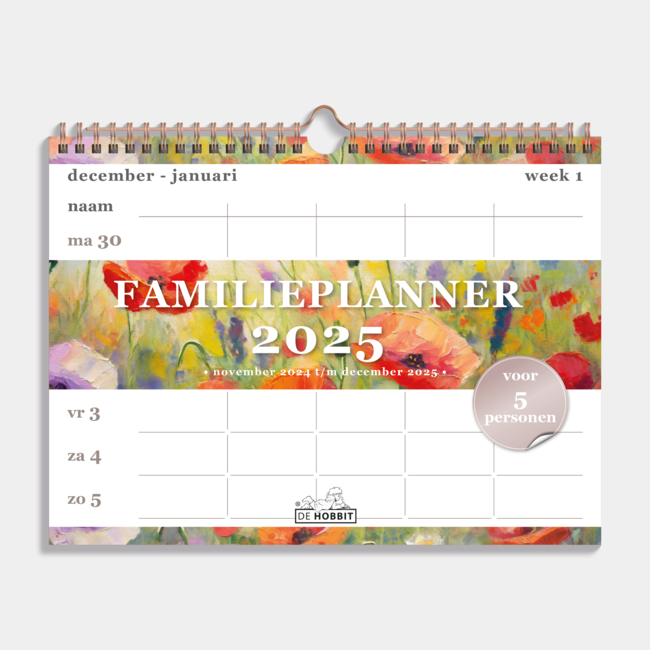 A4 Spirale Family Planner 2025