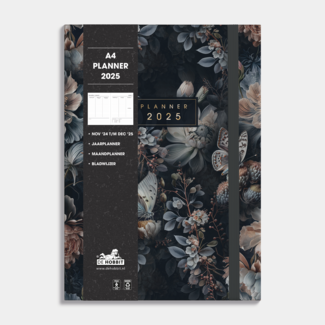 De Hobbit A4 Planner 2025 Flowers