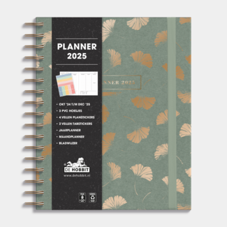 De Hobbit A5+ Planner 2025 Ginkgo