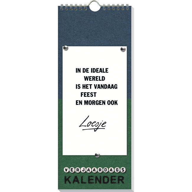 Loesje Birthday Calendar