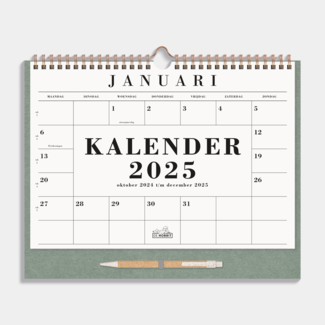 De Hobbit A4+ Calendario mensile 2025