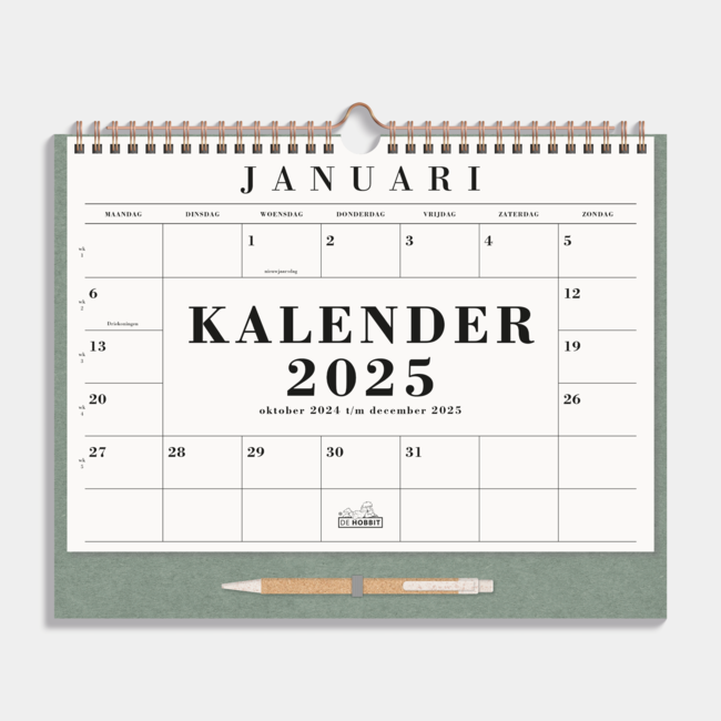 A4+ Monatskalender 2025