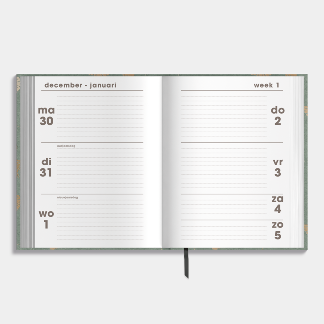 Rido/idé Agenda De Bolsillo, Modelo Technic, S (2025), Diseño De Montañas Cloudy, 2 Páginas = 1 Semana, A6, 144 Páginas, Tapa Gráfica, Color Gris
