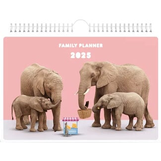 Lannoo Funny Animals Family Planner 2025