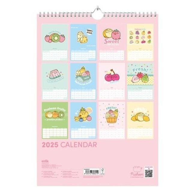 Grupo Pusheen Calendar 2025 A3 - Shopcalendars.com