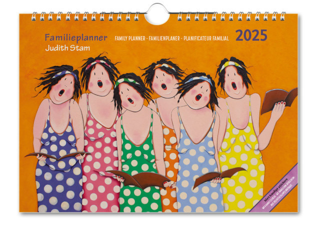 Bekking & Blitz Judith Stam Familie Planner 2025 - Shopcalendars.com