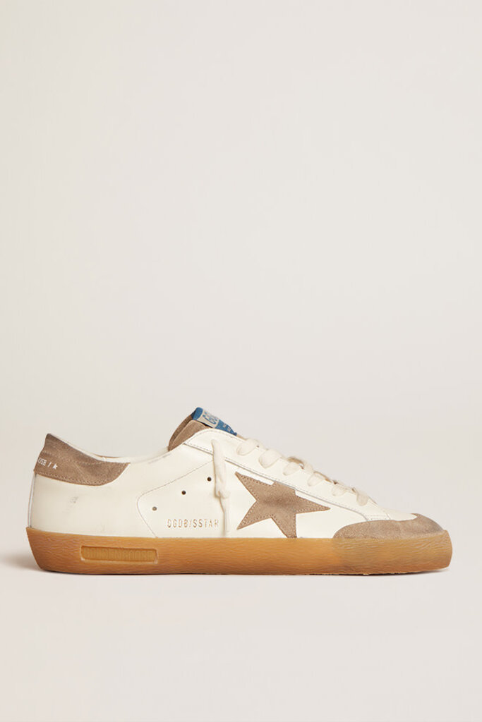 golden goose super-star penstar classic with list milky/taupe