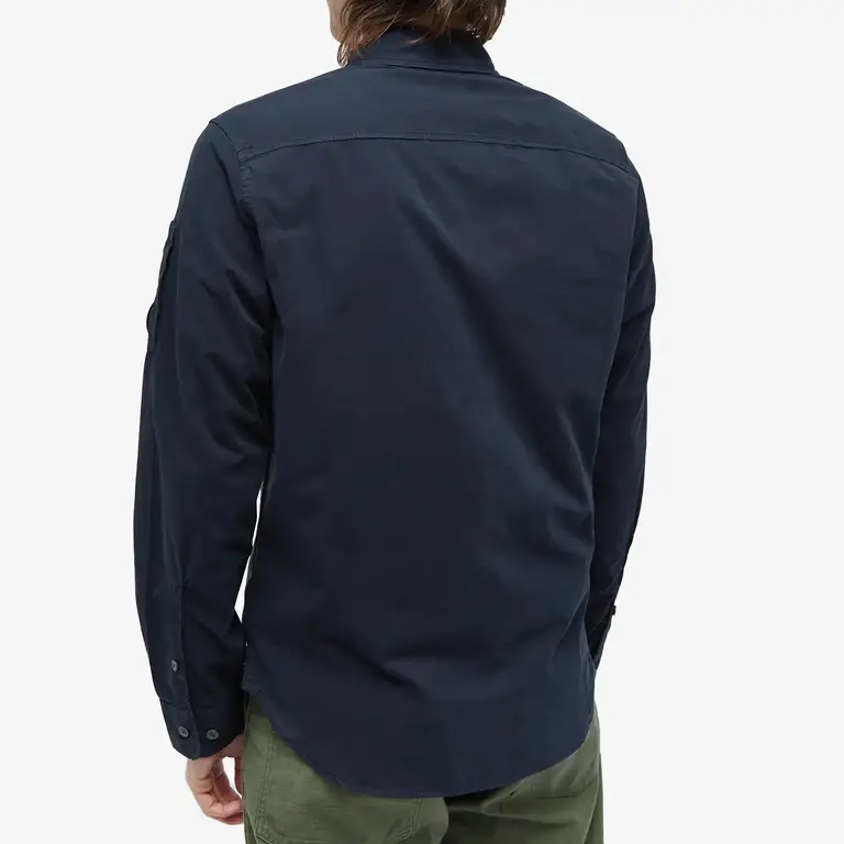 cp company overshirt long sleeve total eclipse