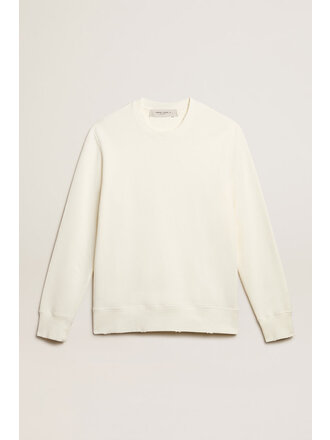 golden goose sweatshirt archibald vintage white
