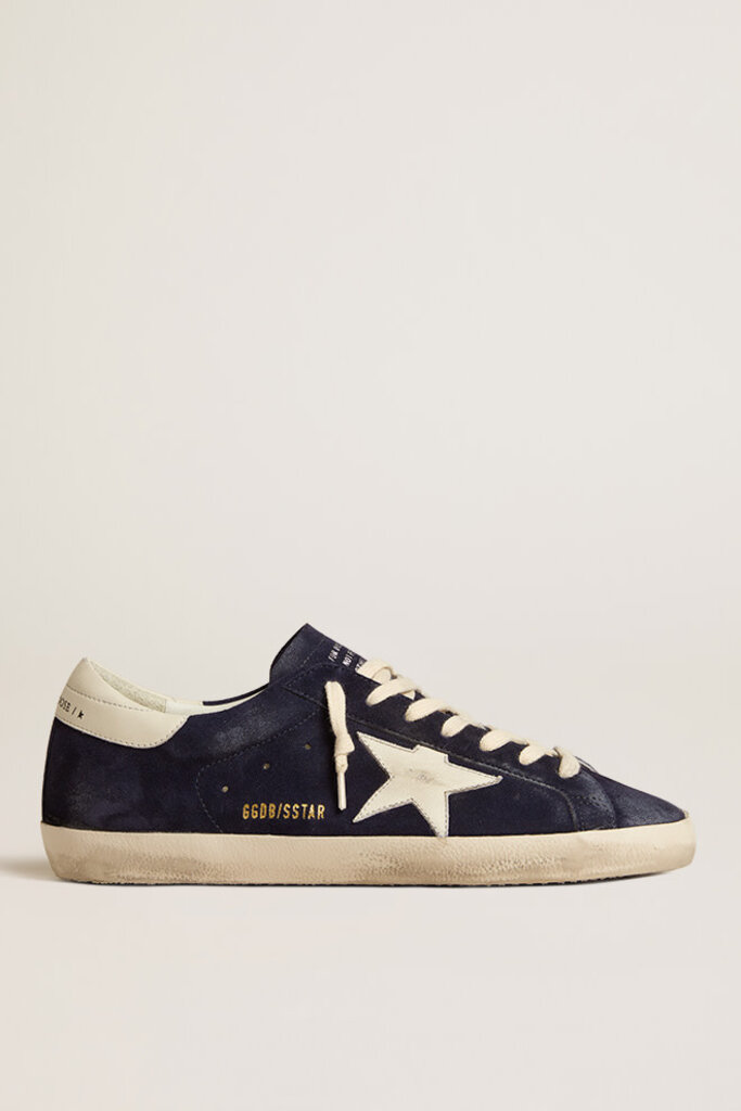 golden goose Super-star classic with list blue/white