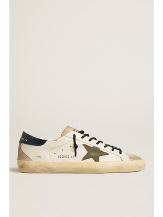 golden goose Super-star classic with spur white/seedpearl/green/black