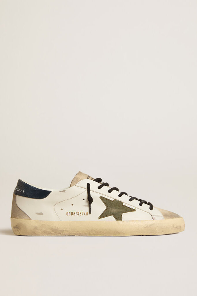 golden goose Super-star classic with spur white/seedpearl/green/black