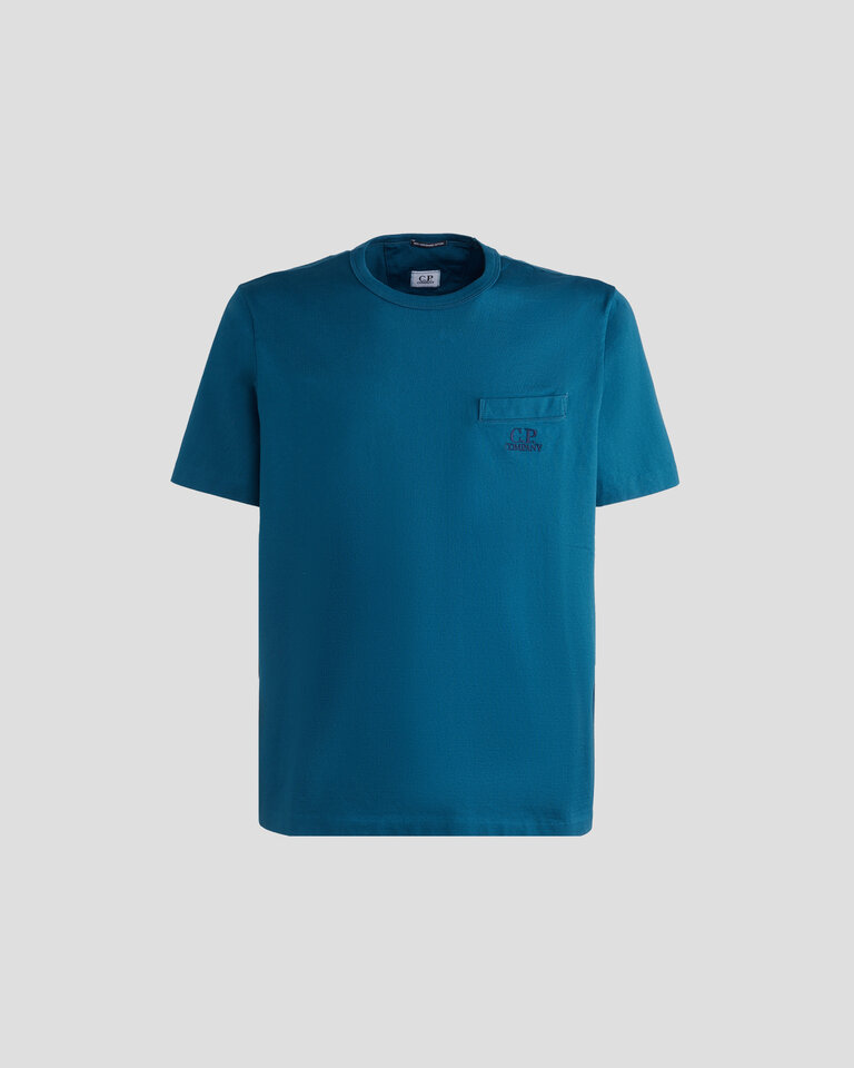cp company T-shirt short sleeve mercerized Ink blue