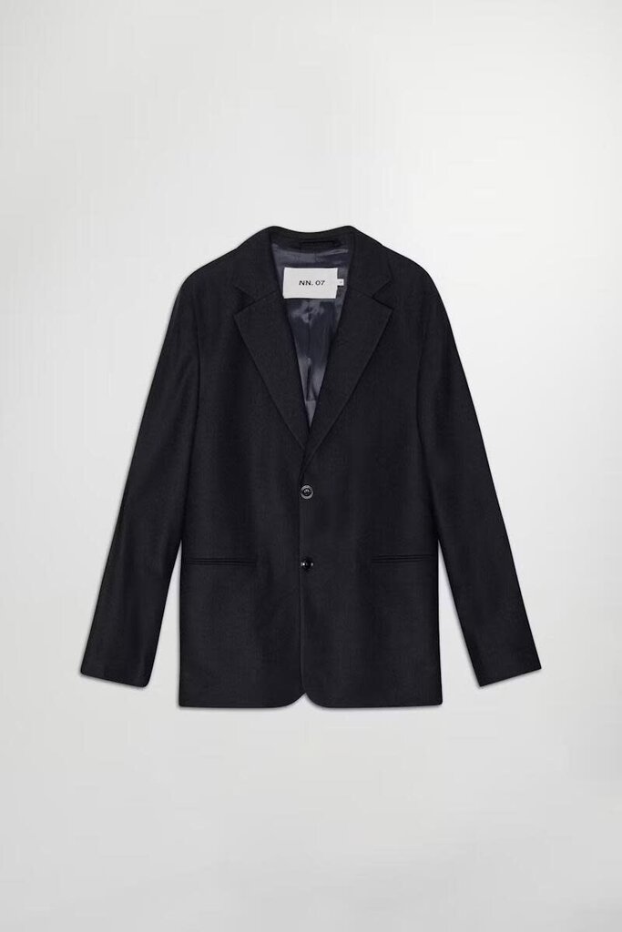 nn07 Timo Blazer Wool Dark Blue