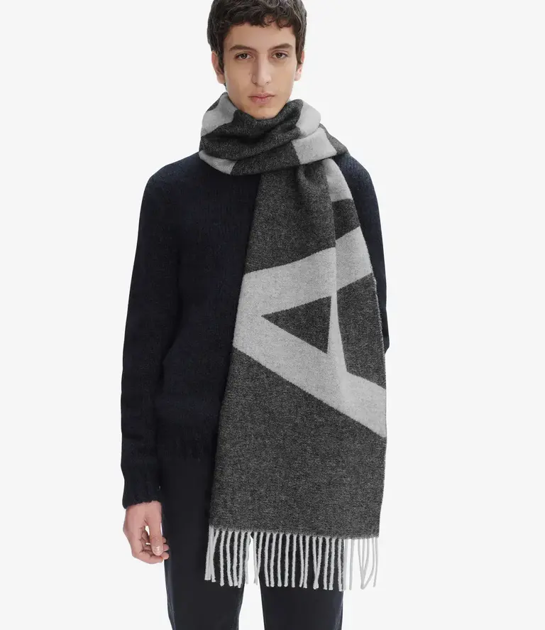 A.P.C. Scarf Malo Antracite