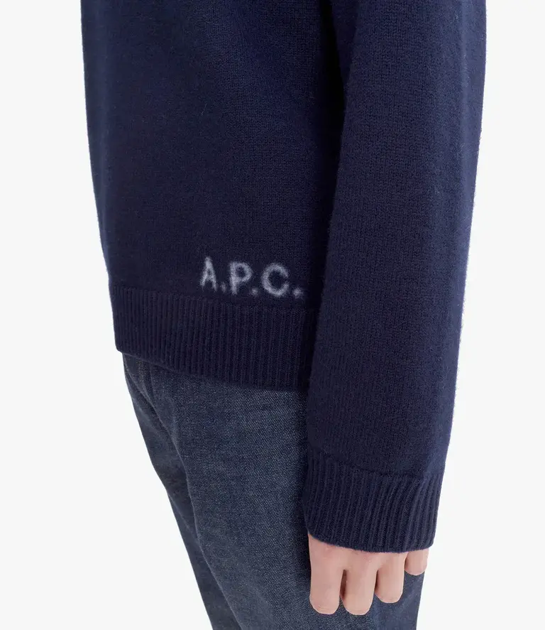 A.P.C. Crewneck Edward Navy