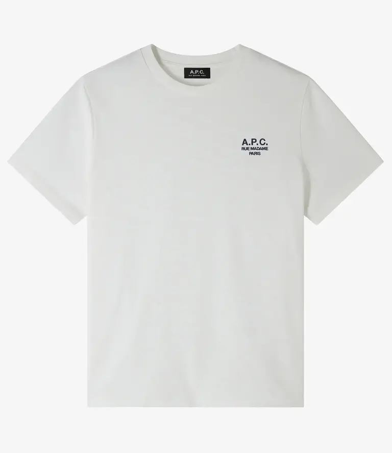 A.P.C. T-shirt regular Rue Madame Off white