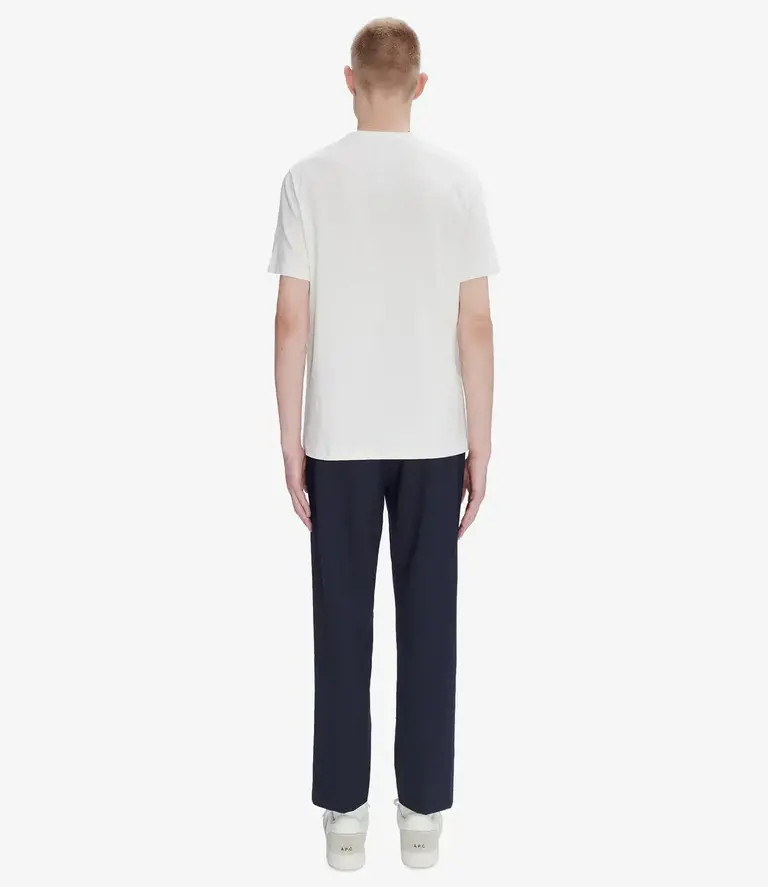 A.P.C. T-shirt regular Rue Madame Off white