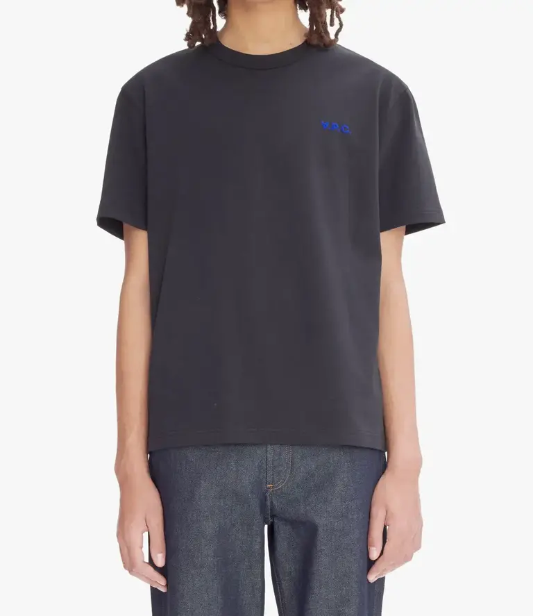 A.P.C. T-shirt Boxy Small VPC Black Blue