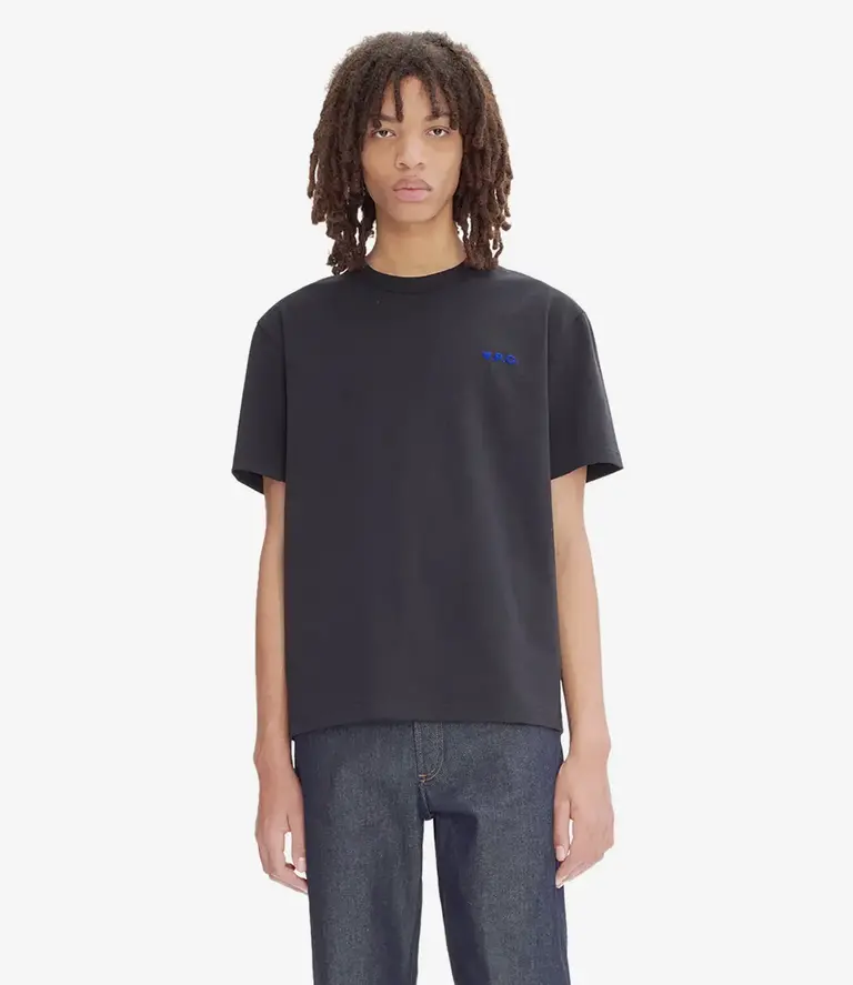 A.P.C. T-shirt Boxy Small VPC Black Blue