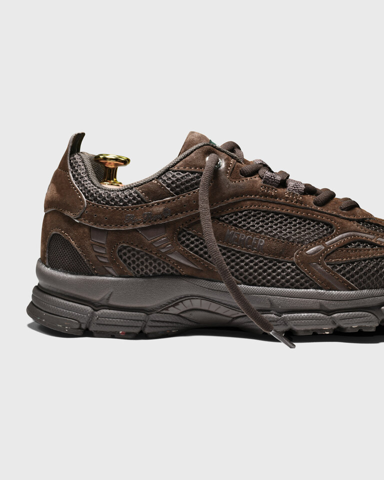 mercer The Re-Run Monochrome Brown mesh/suede
