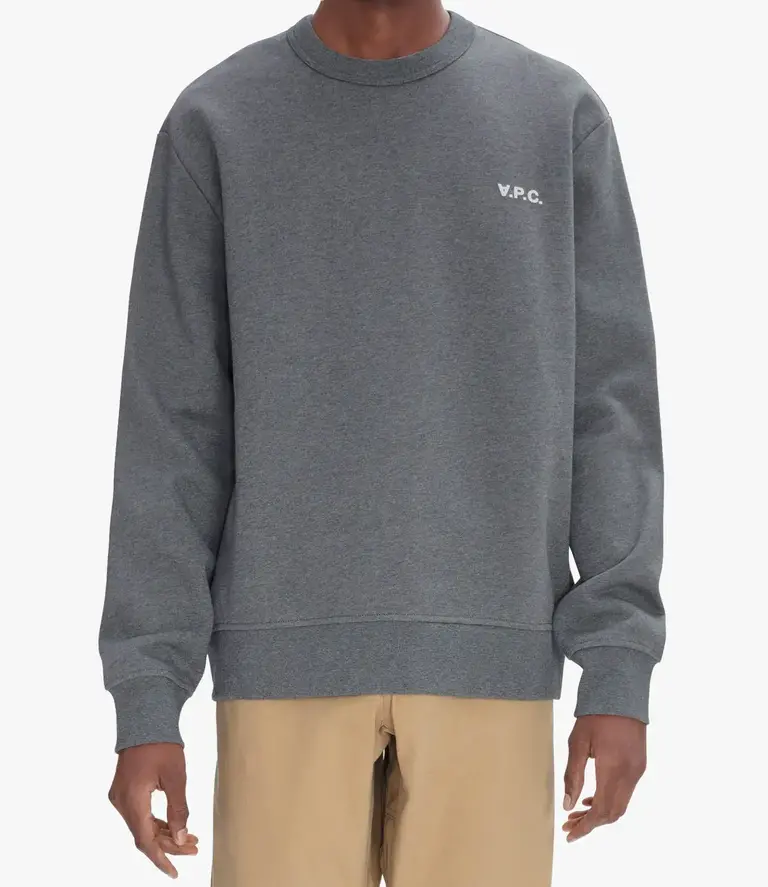 A.P.C. Sweat Boxy Small VPC Grey White