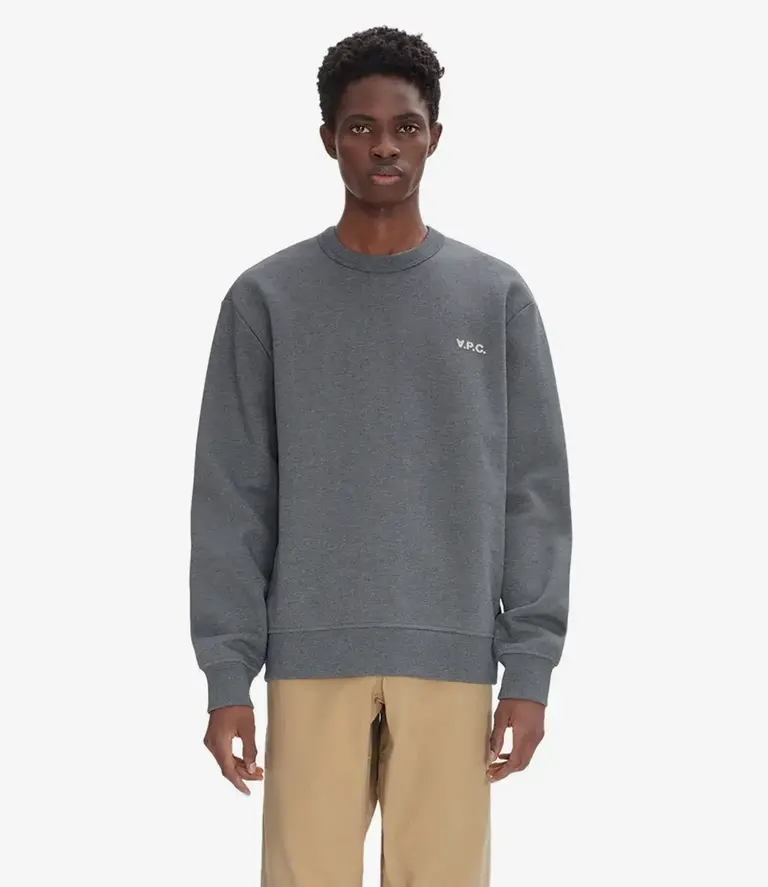 A.P.C. Sweat Boxy Small VPC Grey White