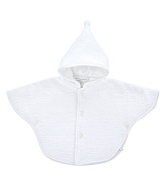 Théophile & Patachou: Exclusieve en tijdloze baby- & kinderproducten Poncho/jasje Cotton White- Theophile & Patachou