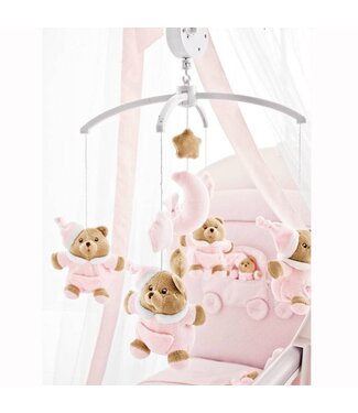 Nanan: Baby Accessoires Muziekmobiel Puccio (roze) - Nanan